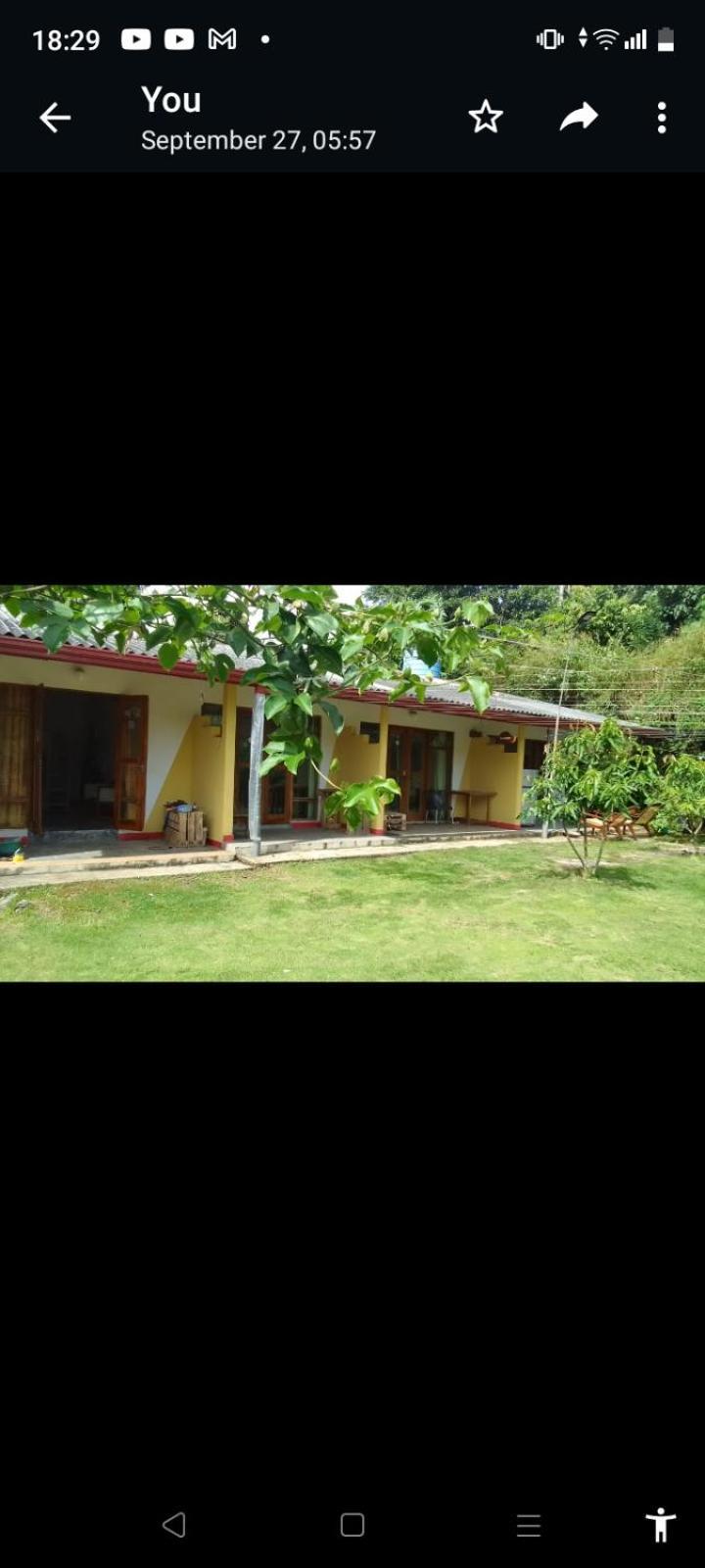Hilltop Bungalow Hotell Mirissa Exteriör bild